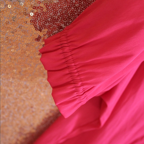 Architect Ruffle Blouse - Fuchsia - Picture 4 of 11